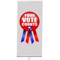 33x82 Roll up Fabric Banner Stand