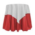 non-printed 45" tablecloth overlay