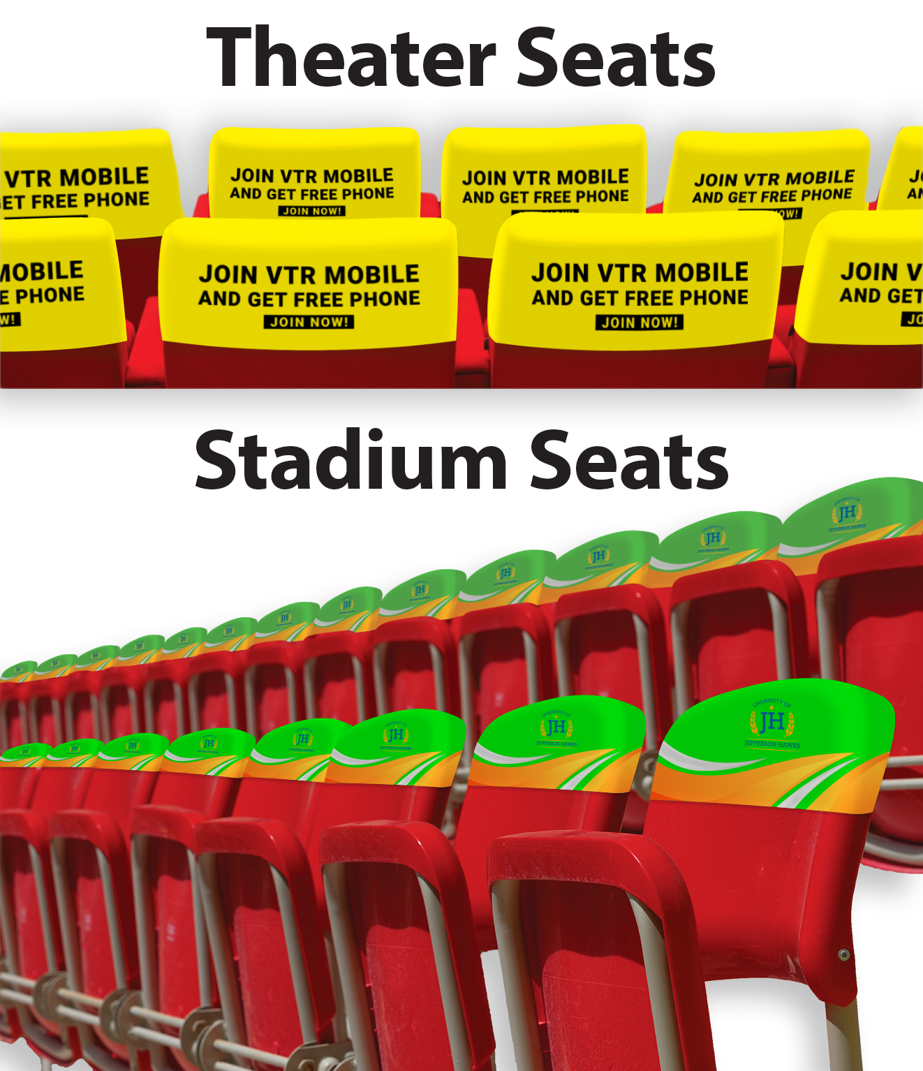 Theater seating on sale covers
