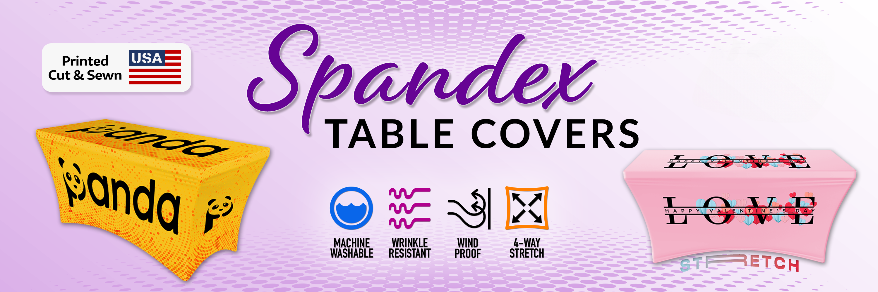 Economy Spandex Tablecloths