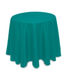 non printed 70" round tablecloth