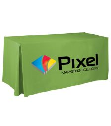 8 Foot Counter Height Printed Tablecloth