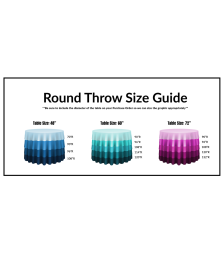 Throw size guide