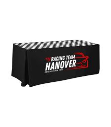 8 foot full wrinkle free fitted tablecloth