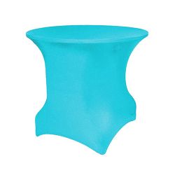60 Inch Round non-printed spandex tablecloth