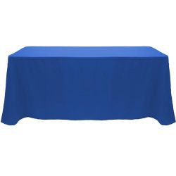 6' non printed tablecloth throw