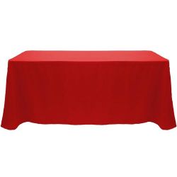 8' non printed table throw