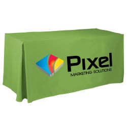 8 Foot Counter Height Printed Tablecloth