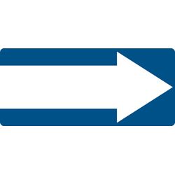 Rectangular 1-way Arrow