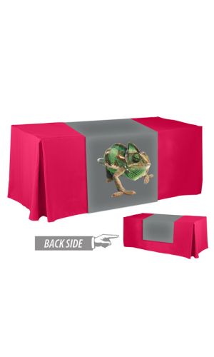 Digitally printed 40x84 table runner