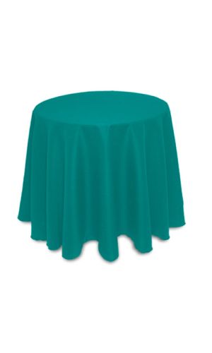 non printed 70" round tablecloth