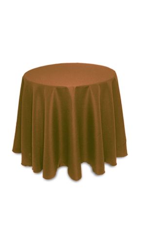 non printed 96" round tablecloth