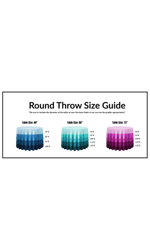 round throw sizes