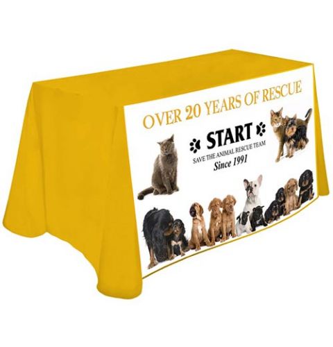 Digitally Printed Throw Tablecloth