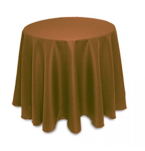 102 Round Unprinted Throw Style Tablecloth, 102 Round Tablecloth