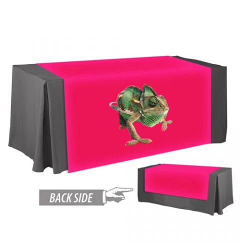 60"x84" digitally printed table runner