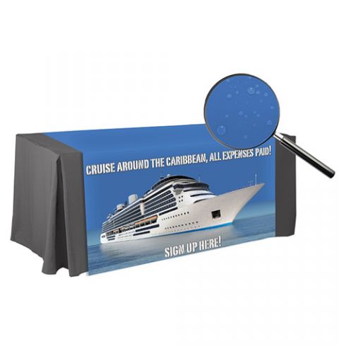 60x72 water repellent digitally printed table runner