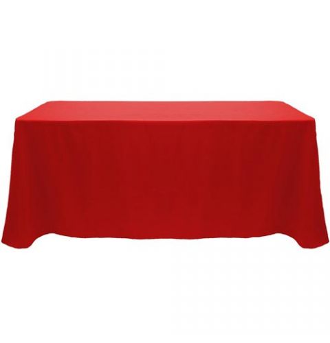 8' non printed table throw