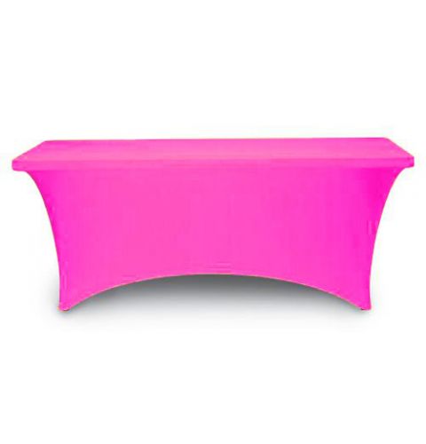 4 foot non-printed spandex tablecloth
