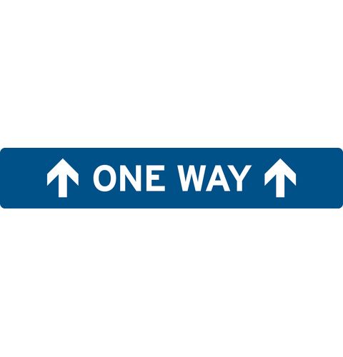 One Way Decal